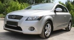 919 р. Реснички на фары RA KIA Ceed 1 ED дорестайлинг, хэтчбэк 5 дв. (2006-2010) (Поверхность глянец (под окраску), Неокрашенные)  с доставкой в г. Майкоп. Увеличить фотографию 4