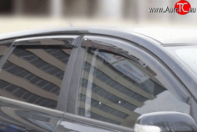 4 199 р. Комплект дефлекторов окон (ветровиков) 4 шт. (универсал) Novline KIA Ceed 1 ED рестайлинг, хэтчбэк 5 дв. (2010-2012)  с доставкой в г. Майкоп