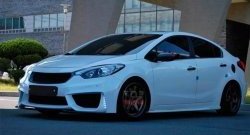 18 999 р. Передний бампер Drive KIA Cerato 3 YD дорестайлинг седан (2013-2016) (Неокрашенный)  с доставкой в г. Майкоп. Увеличить фотографию 2