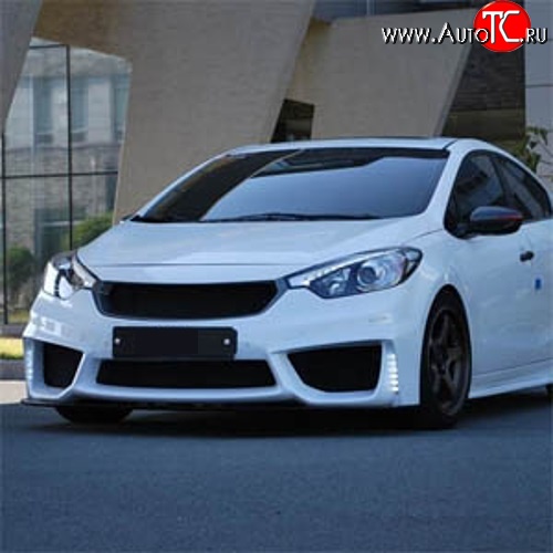 18 999 р. Передний бампер Drive KIA Cerato 3 YD дорестайлинг седан (2013-2016) (Неокрашенный)  с доставкой в г. Майкоп