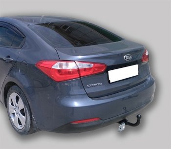 7 249 р. Фаркоп Лидер Плюс KIA Cerato 3 YD рестайлинг седан (2016-2019) (Без электропакета)  с доставкой в г. Майкоп. Увеличить фотографию 3