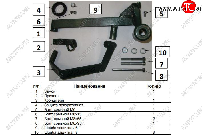 6 299 р. Замок КПП FORTUS (AT+) KIA Cerato 4 BD дорестайлинг седан (2018-2021)  с доставкой в г. Майкоп