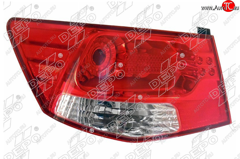 7 449 р. Левый фонарь задний DEPO KIA Cerato 2 TD седан (2008-2013)  с доставкой в г. Майкоп