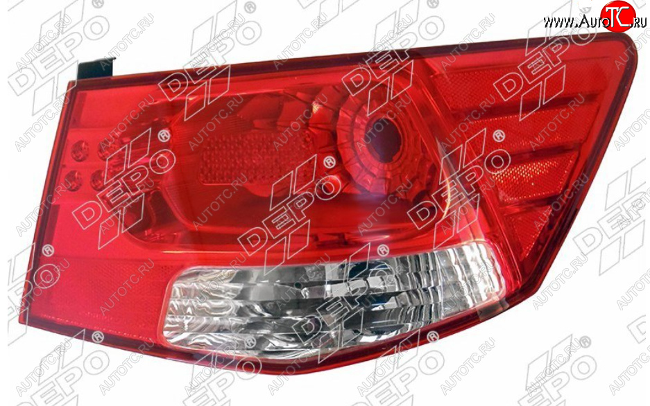 7 449 р. Правый фонарь задний DEPO KIA Cerato 2 TD седан (2008-2013)  с доставкой в г. Майкоп