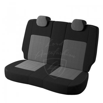 4 699 р. Чехлы для сидений (Comfort) 
 Lord Autofashion Турин (жаккард) KIA Cerato 2 TD седан (2008-2013) (Черный, вставка Люкс-94)  с доставкой в г. Майкоп. Увеличить фотографию 2