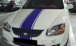 3 749 р. Решётка радиатора RoadRuns KIA Cerato 1 LD седан дорестайлинг (2003-2007) (Неокрашенная)  с доставкой в г. Майкоп. Увеличить фотографию 2
