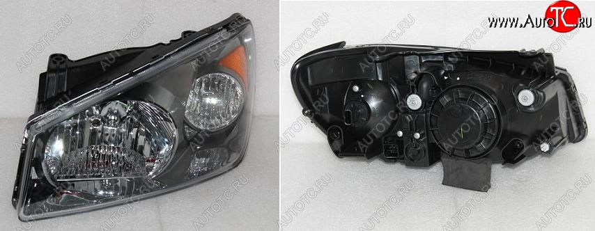 2 999 р. Фара BRIGHTROAD (под мех. корректор левая) KIA Cerato 1 LD седан дорестайлинг (2003-2007)  с доставкой в г. Майкоп