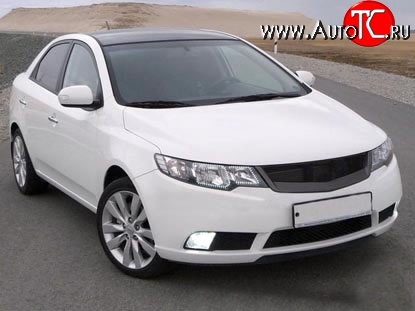 5 099 р. Решётка радиатора RoadRuns KIA Cerato 2 TD седан (2008-2013) (Неокрашенная)  с доставкой в г. Майкоп
