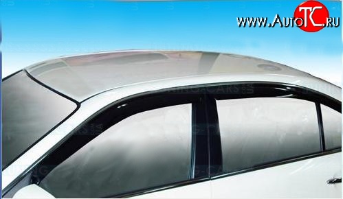 1 289 р. Дефлекторы окон (ветровики) Novline 4 шт KIA Magentis (2005-2010)  с доставкой в г. Майкоп