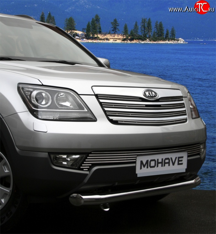 5 759 р. Декоративная вставка воздухозаборника Novline KIA Mohave HM дорестайлинг (2008-2017)  с доставкой в г. Майкоп