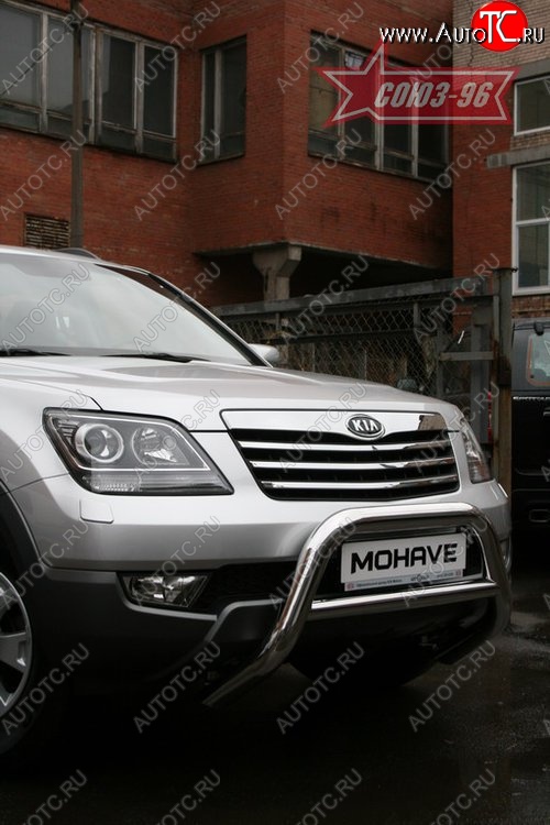 17 909 р. Защита переднего бампера Souz-96 (d76) KIA Mohave HM дорестайлинг (2008-2017)  с доставкой в г. Майкоп