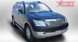 10 034 р. Пороги из алюминиевого профиля Souz-96 KIA Mohave HM рестайлинг (2017-2020)  с доставкой в г. Майкоп. Увеличить фотографию 2