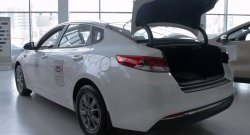 1 069 р. Защитная накладка на задний бампер RA KIA Optima JF седан рестайлинг (2018-2020)  с доставкой в г. Майкоп. Увеличить фотографию 5