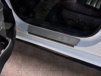 1 889 р. Пороги накладки Russtal KIA Optima 4 JF дорестайлинг седан (2016-2018) (Нержавейка полированная)  с доставкой в г. Майкоп. Увеличить фотографию 2