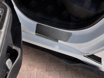 1 889 р. Пороги накладки Russtal KIA Optima 4 JF дорестайлинг седан (2016-2018) (Нержавейка полированная)  с доставкой в г. Майкоп. Увеличить фотографию 3