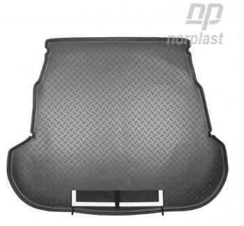 Коврик багажника Norplast Unidec KIA Optima  3 TF (2010-2016) дорестайлинг седан, рестайлинг седан (Черный, с погрузочным ковриком (фартуком))