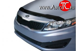 3 299 р. Дефлектор капота NovLine KIA Optima 3 TF дорестайлинг седан (2010-2013)  с доставкой в г. Майкоп