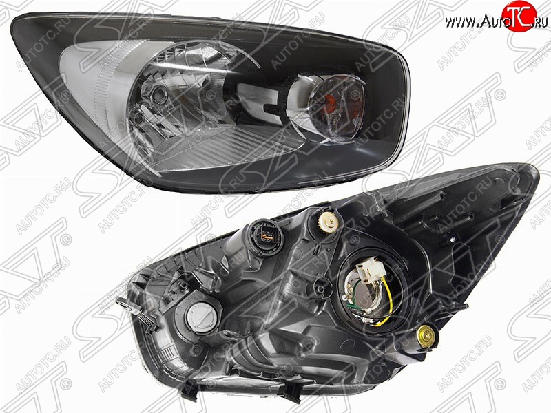 4 999 р. Правая передняя фара SAT KIA Picanto 2 TA хэтчбэк 5 дв. дорестайлинг (2011-2015)  с доставкой в г. Майкоп