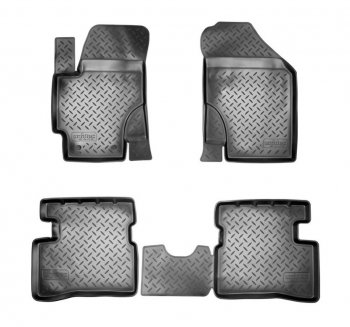 Коврики салона Norplast Unidec KIA Rio ( 2 JB,  4 FB) (2005-2025) дорестайлинг седан, дорестайлинг, хэтчбэк 5 дв., рестайлинг, хэтчбэк 5 дв., рестайлинг седан (Цвет: бежевый)