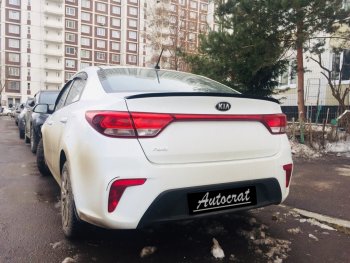 3 399 р. Лип спойлер АВТОКРАТ KIA Rio 3 QB рестайлинг седан (2015-2017) (Неокрашенный)  с доставкой в г. Майкоп. Увеличить фотографию 11