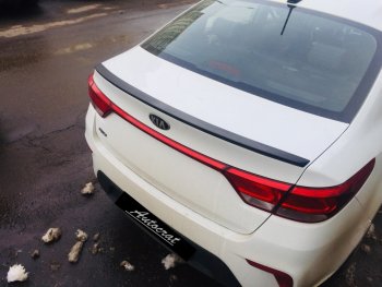 3 399 р. Лип спойлер АВТОКРАТ KIA Rio 3 QB рестайлинг седан (2015-2017) (Неокрашенный)  с доставкой в г. Майкоп. Увеличить фотографию 6
