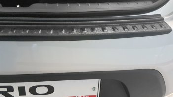 1 039 р. Защитная накладка заднего бампера Petroil Tuning KIA Rio 3 QB рестайлинг седан (2015-2017)  с доставкой в г. Майкоп. Увеличить фотографию 6