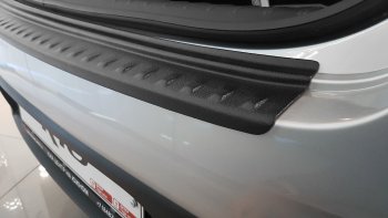 1 039 р. Защитная накладка заднего бампера Petroil Tuning KIA Rio 3 QB рестайлинг седан (2015-2017)  с доставкой в г. Майкоп. Увеличить фотографию 5