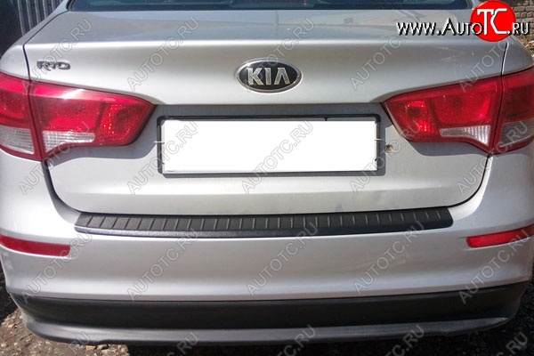 679 р. Защитная накладка заднего бампера Тюн-Авто KIA Rio 3 QB рестайлинг седан (2015-2017)  с доставкой в г. Майкоп