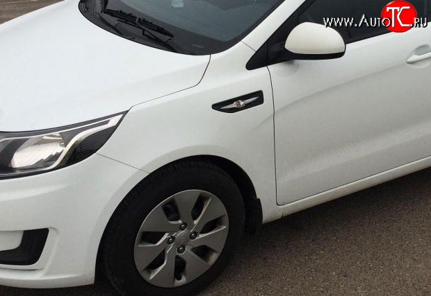 4 389 р. Переднее левое крыло Стандартное KIA Rio 3 QB дорестайлинг седан (2011-2015) (Окрашенное)  с доставкой в г. Майкоп