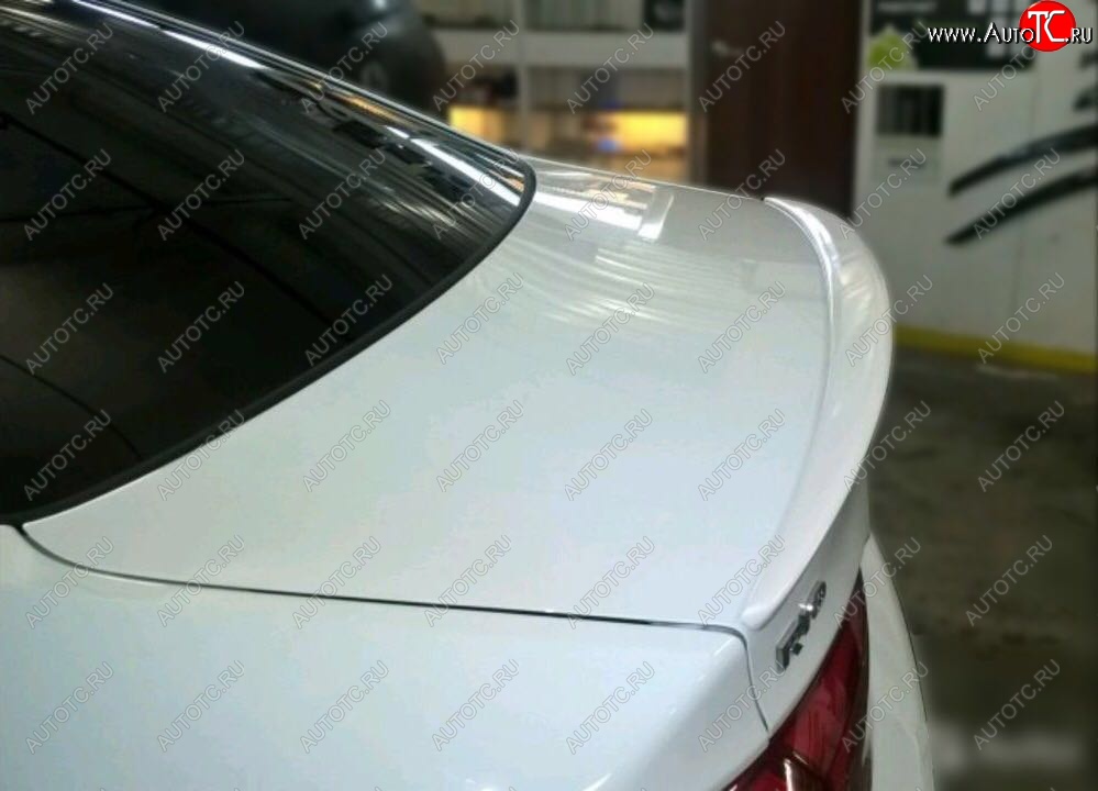 2 799 р. Лип спойлер АВТОКРАТ KIA Rio 3 QB дорестайлинг седан (2011-2015) (Неокрашенный)  с доставкой в г. Майкоп