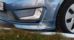 3 799 р. Накладки на передний бампер BS KIA Rio 3 QB хэтчбек 5 дв. дорестайлинг (2011-2015) (Неокрашенная)  с доставкой в г. Майкоп. Увеличить фотографию 3