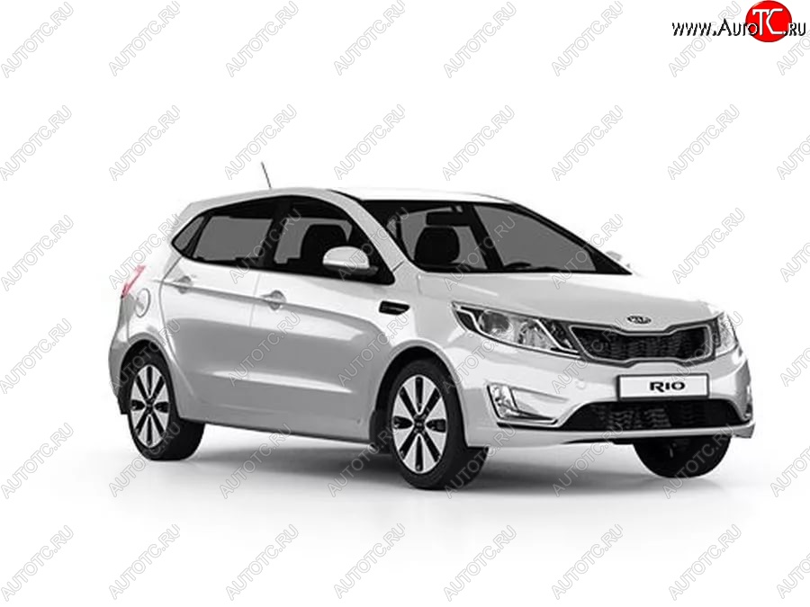 3 659 р. Стандартный передний бампер KIA Rio 3 QB хэтчбек 5 дв. дорестайлинг (2011-2015) (Окрашенный)  с доставкой в г. Майкоп