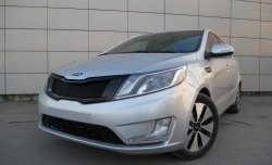 3 639 р. Решётка радиатора Pandora KIA Rio 3 QB дорестайлинг седан (2011-2015) (Неокрашенная)  с доставкой в г. Майкоп. Увеличить фотографию 7