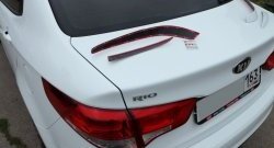 1 999 р. Реснички на фонари BS KIA Rio 3 QB рестайлинг седан (2015-2017) (Неокрашенные)  с доставкой в г. Майкоп. Увеличить фотографию 2