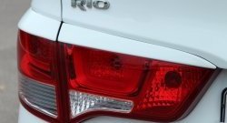 1 999 р. Реснички на фонари BS KIA Rio 3 QB рестайлинг седан (2015-2017) (Неокрашенные)  с доставкой в г. Майкоп. Увеличить фотографию 3