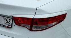 Реснички на фонари BS KIA Rio  3 QB (2015-2017) рестайлинг седан