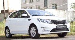 1 799 р. Защитная сетка решетки переднего бампера РА KIA Rio 3 QB хэтчбек 5 дв. дорестайлинг (2011-2015)  с доставкой в г. Майкоп. Увеличить фотографию 3