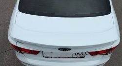 5 799 р. Спойлер BS KIA Rio 3 QB рестайлинг седан (2015-2017) (Неокрашенный)  с доставкой в г. Майкоп. Увеличить фотографию 2