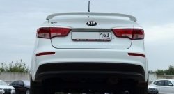 5 799 р. Спойлер BS KIA Rio 3 QB рестайлинг седан (2015-2017) (Неокрашенный)  с доставкой в г. Майкоп. Увеличить фотографию 4