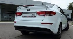 5 799 р. Спойлер BS KIA Rio 3 QB рестайлинг седан (2015-2017) (Неокрашенный)  с доставкой в г. Майкоп. Увеличить фотографию 5