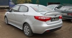 2 549 р. Спойлер LitCompany KIA Rio 3 QB дорестайлинг седан (2011-2015) (Неокрашенный)  с доставкой в г. Майкоп. Увеличить фотографию 3