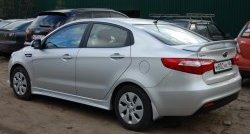 2 549 р. Спойлер LitCompany KIA Rio 3 QB дорестайлинг седан (2011-2015) (Неокрашенный)  с доставкой в г. Майкоп. Увеличить фотографию 4