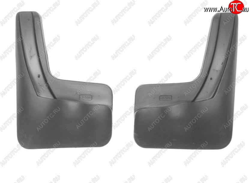 1 099 р. Брызговики задние Norplast  KIA Rio  3 QB (2011-2015) дорестайлинг седан  с доставкой в г. Майкоп