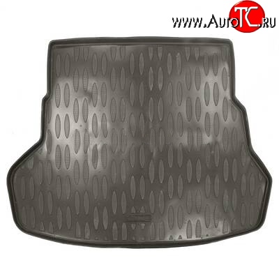 1 599 р. Коврик в багажник Aileron (полиуретан)  KIA Rio  3 QB (2011-2017) дорестайлинг седан, рестайлинг седан  с доставкой в г. Майкоп