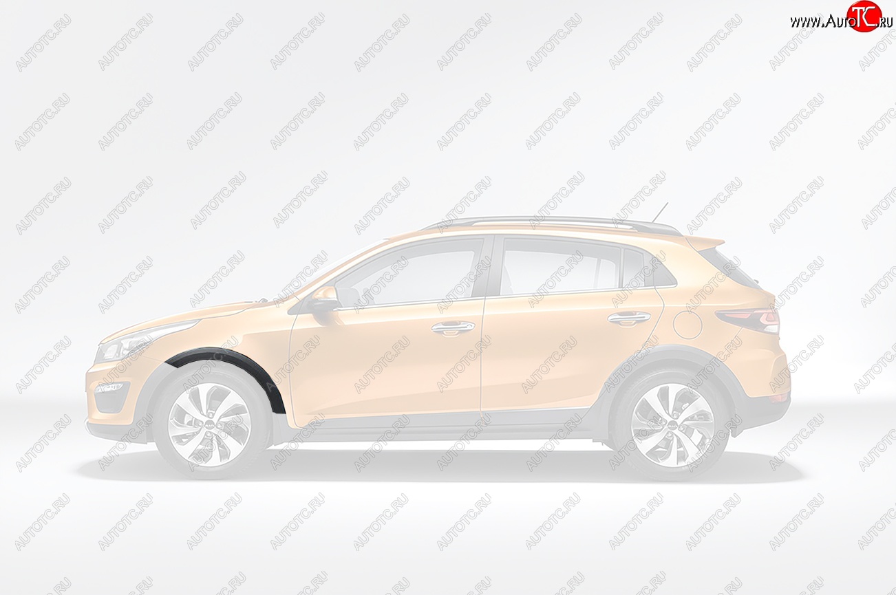 2 179 р. Передняя левая накладка на колёсную арку Оригинал KIA Rio X-line (2017-2021)  с доставкой в г. Майкоп