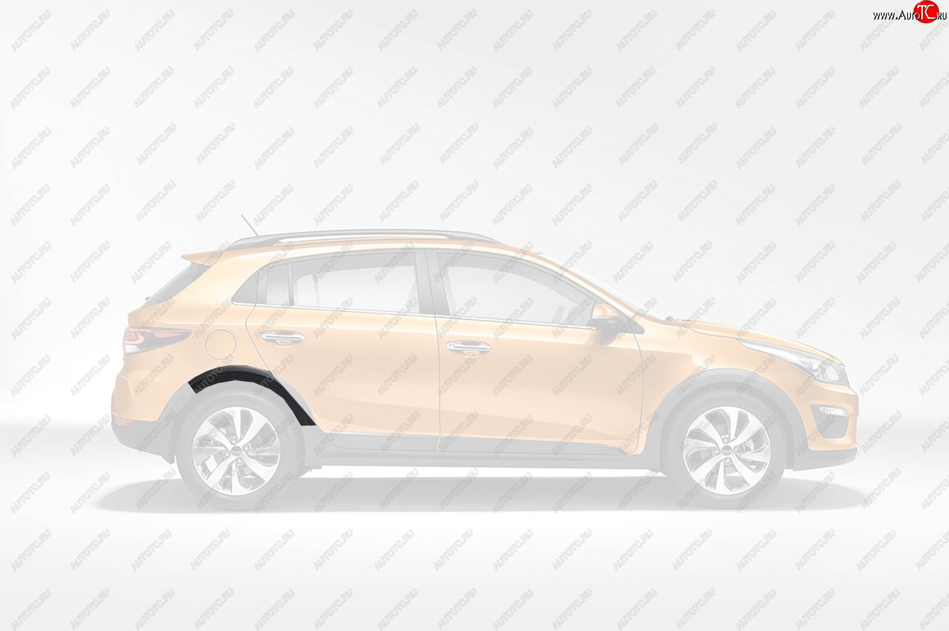 2 289 р. Задняя правая накладка на колёсную арку Оригинал KIA Rio X-line (2017-2021)  с доставкой в г. Майкоп