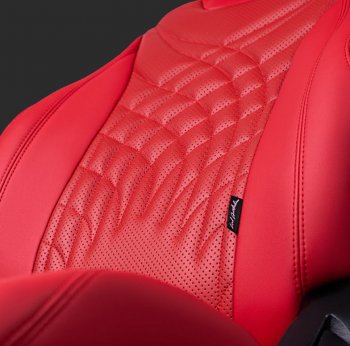 20 999 р. Чехлы для сидений Lord Autofashion Байрон ПРЕЗИДЕНТ (экокожа, спинка 60/40, 3 Г-образных подголовника)  KIA Rio ( 4 FB,  X-line,  4 YB,  X) (2016-2025) дорестайлинг седан, дорестайлинг, хэтчбэк, рестайлинг, рестайлинг седан, рестайлинг, хэтчбэк (Красный, вставка красная, строчка красная)  с доставкой в г. Майкоп. Увеличить фотографию 2