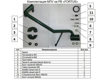 27 749 р. Замок рулевого вала FORTUS (бесштыревой) KIA Rio 4 FB дорестайлинг седан (2016-2020)  с доставкой в г. Майкоп. Увеличить фотографию 2