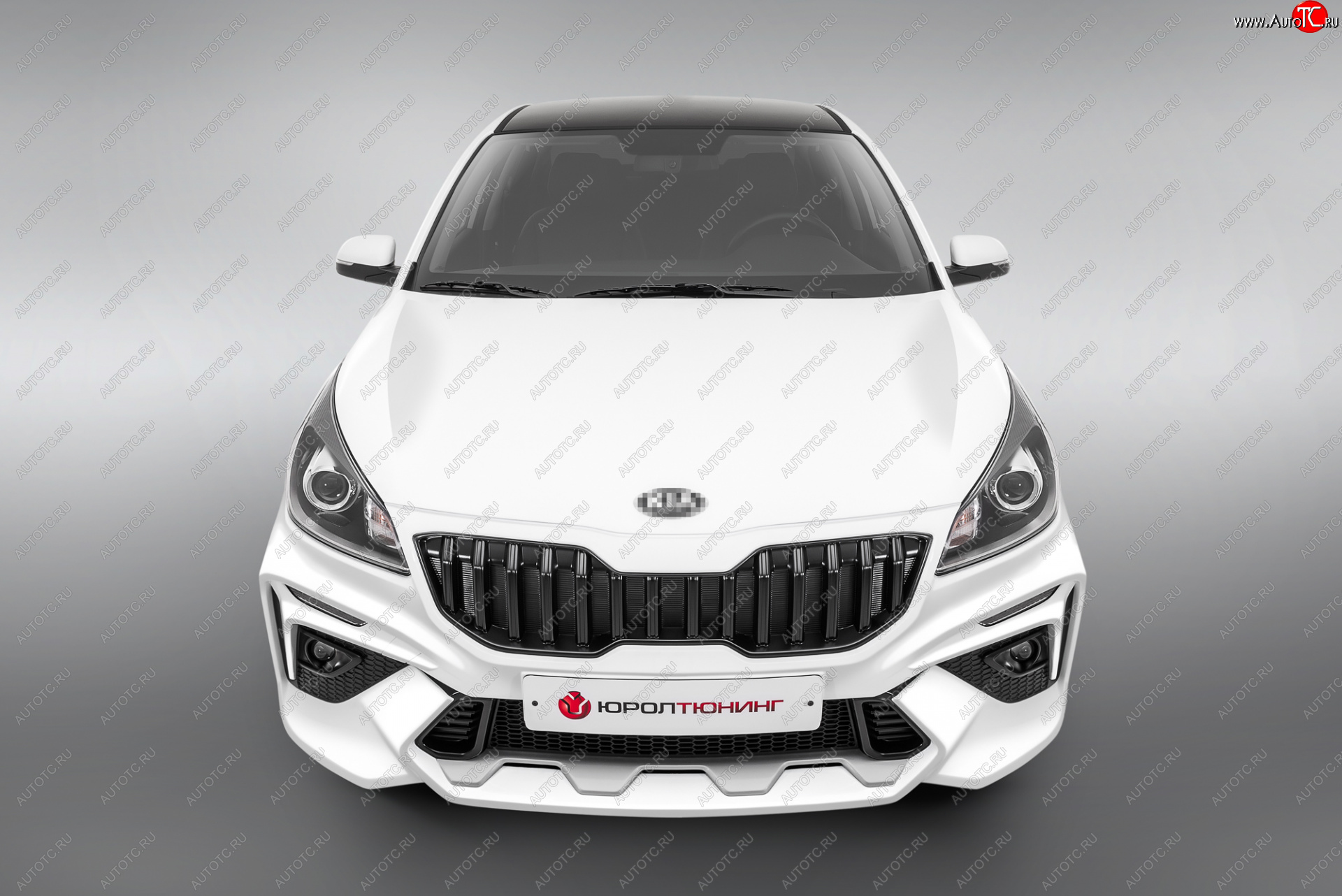 18 799 р. Передний бампер ROTOR KIA Rio 4 FB дорестайлинг седан (2016-2020) (Неокрашенный, без накладок ДХО)  с доставкой в г. Майкоп
