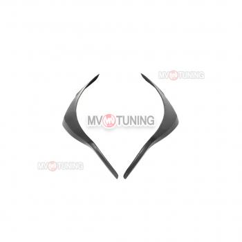 1 799 р. Реснички на фары MV-Tuning  KIA Rio ( 4 FB,  4 YB) (2016-2020) дорестайлинг седан, дорестайлинг, хэтчбэк (Неокрашенные)  с доставкой в г. Майкоп. Увеличить фотографию 5